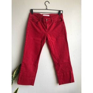 Joe’s Jeans 'Socialite Kicker' Red Denim Capris